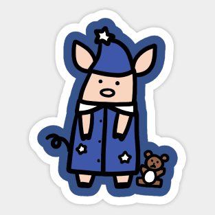 Pamajamas Piggy Sticker